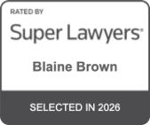 super lawyers blaine brown - selected in 2026
