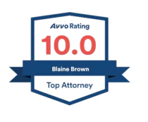 Avvo Rating 10.0 Blained Brown Top Attorney