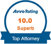 Avvo Rating 10.0 Superb Top Attorney
