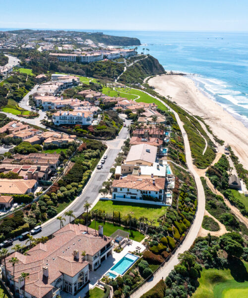 Luxurious South Orange County, California on a beautiful day