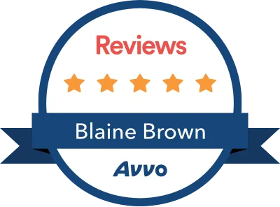 Blaine Brown 5 Stars on Avvo