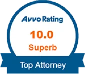 Avvo Rating 10.0 Superb Top Attorney